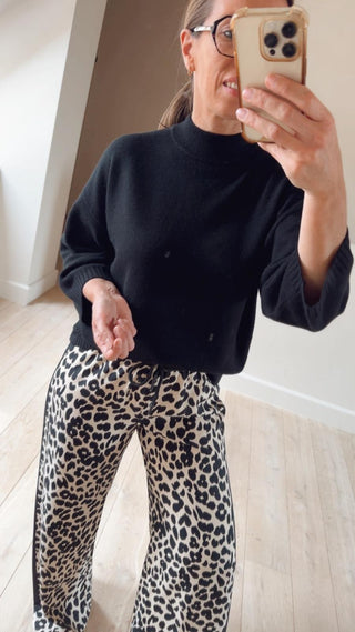 Broek Capri - Leopard